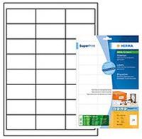 Herma 8633, Herma Etiketten Premium A4, wei&szlig; 66x33,8 mm Papier matt 240 St.