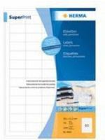 Herma 4414-12000, Herma Etiketten Premium A4, wei&szlig; 70x36 mm Papier matt VE12000