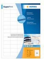 HERMA Premium - Papier - matt - permanent selbstklebend - wei&szlig; - 105 x 70 mm 800