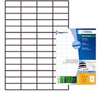 HERMA Premium - Papier - matt - permanent selbstklebend - wei&szlig; - 52.5 x 21.2 mm