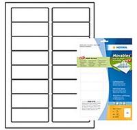Herma 10009, Herma 10009 abl&ouml;sbar Universal-Etiketten 8.89x3.38 cm (25 Blatt (400