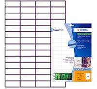 Herma Universaletiketten 5080, wei&szlig;, 52,5 x 21,2mm, abl&ouml;sbar, 25 Blatt, 1400 St&uuml;ck