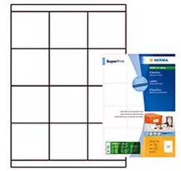 Herma SuperPrint Etiketten 70x67,7mm, ohne Rand, wei&szlig; (4617)