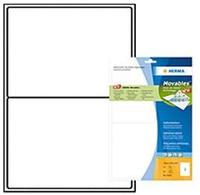 Herma 10020, Herma 10020 Etiketten A4 wei&szlig; 199,6x143,5 mm Movables/abl&ouml;sbar Papier
