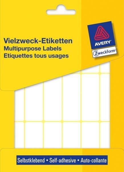 Avery Zweckform Vielzweck-Etiketten, 50x19mm, weiß (3327)