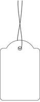 HERMA Strung marking tags - Wei&szlig; - 15 x 24 mm