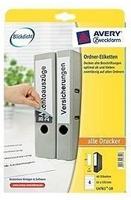 AVERY Zweckform Ordneretiketten wei&szlig;, 10 Blatt