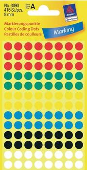 Avery Zweckform Markierungspunkte, farbig (3090)