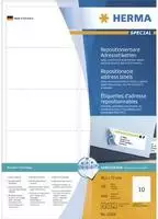 HERMA Special - Klebstoff, neu positionierbar - wei&szlig; - 99.1 x 57 mm 1000 Etikett(en)