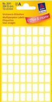 AVERY Zweckform 3041, AVERY Zweckform Etiketten 3041, wei&szlig;, 13x8mm, rechteckig...