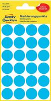 AVERY Zweckform 3005, AVERY Zweckform Klebepunkte 3005 blau &Oslash; 18,0 mm, 96 St.