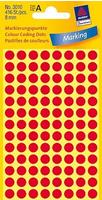 AVERY Zweckform 3010, AVERY Zweckform Klebepunkte 3010 rot &Oslash; 8,0 mm, 416 St.