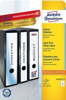 Avery-Zweckform L4759-10, Avery-Zweckform Ordner-Etiketten L4759-10 61 x 297mm Papier