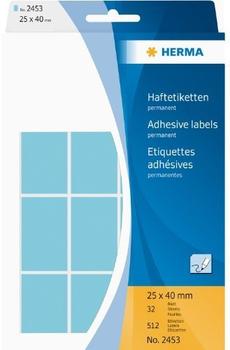 Herma Vielzweck-Etiketten, 25 x 40 mm, blau (2453)