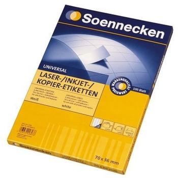Soennecken Universal-Etiketten, 48,5 x 16,9 mm (5756)