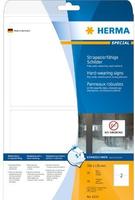 Herma 8333, Herma 8333 Schilder A4 wei&szlig; 190x135 mm extrem stark haftend Folie...