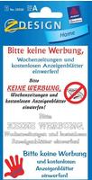 Avery Zweckform Etiketten 59508 59508 Home Hinweis-Etikett "Keine Werbung"...