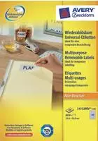 Avery Zweckform L4732REV-100, AVERY Zweckform Universal-Etiketten, 35,6 x 16,9 mm,