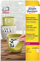 Avery Zweckform L4774REV-20, AVERY Zweckform 80 wetterfeste Folienetiketten