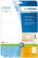 HERMA Adressetiketten Premium A4 wei&szlig; 99,1 x 93,1 mm 150St.