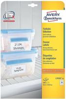 Avery-Zweckform L7970-25, Avery-Zweckform L7970-25 Tiefk&uuml;hl-Etiketten 63.5 x 33.9mm