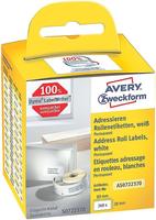 Avery-Zweckform AS0722370, Avery-Zweckform Rollenetiketten Adressieren 89x28mm