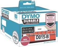 Dymo 2112290, Dymo Etiketten Kunststoff wei&szlig; 1 Rolle &szlig; 300 Etiketten, 59x102mm