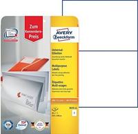 AVERY Zweckform LR3478-10, AVERY Zweckform Etiketten LR3478-10 wei&szlig; 210,0 x 297,0