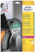 Avery Zweckform L7917-10, AVERY Zweckform 10 resistente Folienetiketten L7917-10