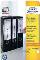 Avery Zweckform L6060REV-20, Avery Zweckform L6060REV-20 Ordner-Etiketten, 34 x...