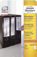 Avery Zweckform L6061REV-20, Avery Zweckform L6061REV-20 Ordner-Etiketten, 59 x 192