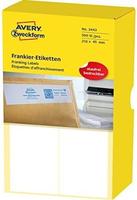 AVERY Zweckform 3433, AVERY Zweckform Frankieretiketten 163,0 x 43,0 mm 1 Pack =