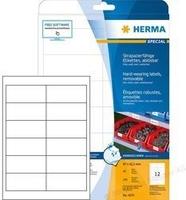 HERMA Special - Matt - selbstklebend, entfernbarer Klebstoff - wei&szlig; - 97 x 42.3 mm