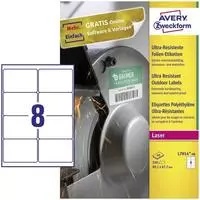 Avery-Zweckform L7914-40, Avery-Zweckform L7914-40 Folien-Etiketten 99.1 x 67.7mm