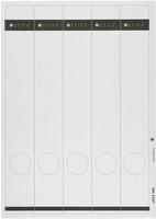 LEITZ Ordnerr&uuml;cken-Etikett, 39 x 285 mm, lang, schmal, grau passend f&uuml;r LEITZ