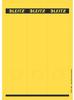 Leitz 1687 gelb Rückenschilder 61 x 285mm 75, 75 Stück