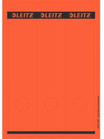LEITZ 1687-00-25, LEITZ Ordnerr&uuml;cken-Etikett, 61 x 285 mm, lang, breit, rot