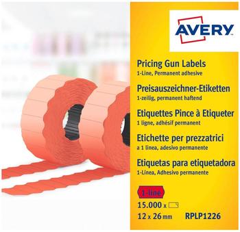 Avery Zweckform Preisauszeichner-Etiketten rot (RPLP1226)