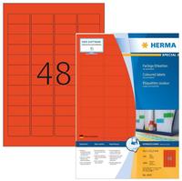 HERMA Universal-Etiketten SPECIAL, 45,7 x 21,2 mm, rot