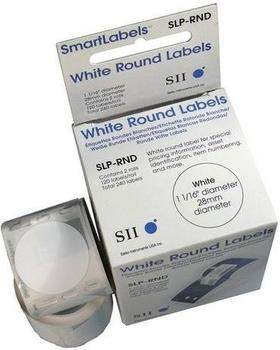 Seiko Instruments Mehrzweck-Etiketten rund weiß (SLP-RND)