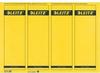 Leitz Rückenschilder 1685-20-15 gelb, 61 x 192mm PC-beschriftbar, selbstklebend, 100