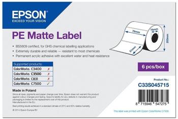 Epson Endlos-Etiketten matt (C33S045715)