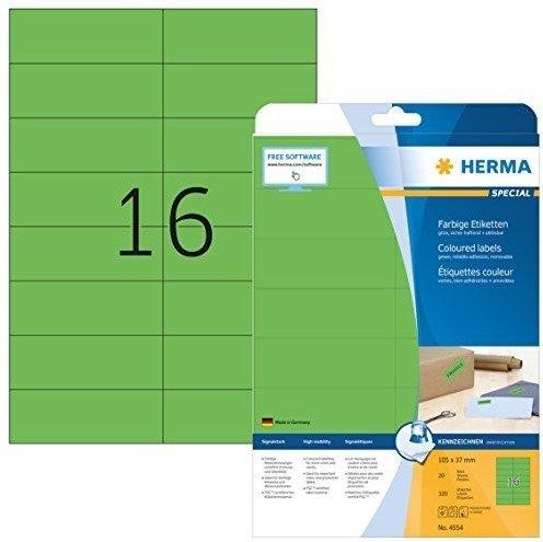 Herma Universal-Etiketten grün (4554)