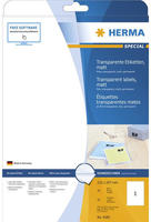 Herma 4585, HERMA Folien-Etiketten SPECIAL, 210 x 297 mm, transparent