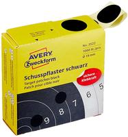 Avery Zweckform 3522, AVERY Zweckform Klebepunkte schwarz &Oslash; 19,0 mm