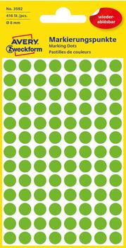Avery Zweckform Markierungspunkte grün (3592)