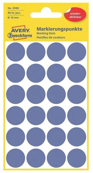 Avery Zweckform Markierungspunkte blau (3596)