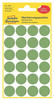 Zweckform Markierungspunkte 3597, grün, Ø 18 mm, ablösbar, 96 Stück