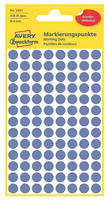 Zweckform Markierungspunkte 3591, blau, &Oslash; 8 mm, abl&ouml;sbar, 416 St&uuml;ck