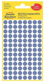 Avery Zweckform Markierungspunkte blau (3591)